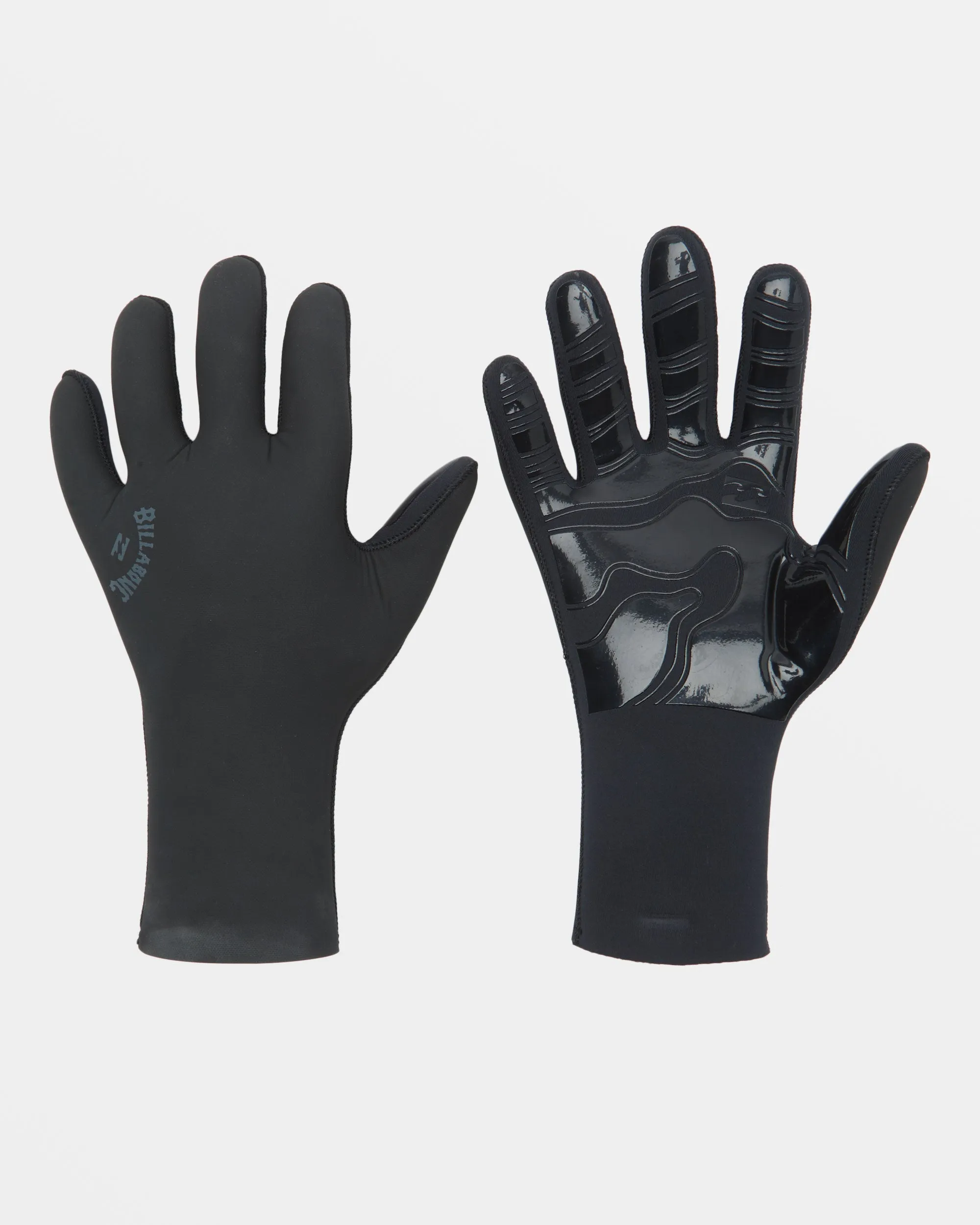 2mm Absolute Upcycler 5 Finger Wetsuit Gloves - Black