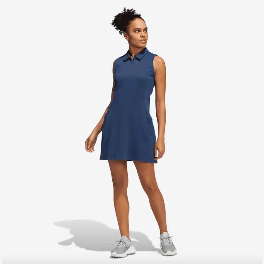 Adidas Go-To Sleeveless Golf Dress - Navy