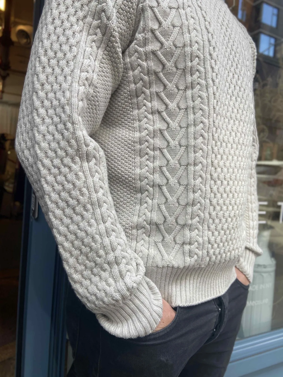 Amari Cable stitch sweater