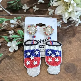 American Cup Earrings