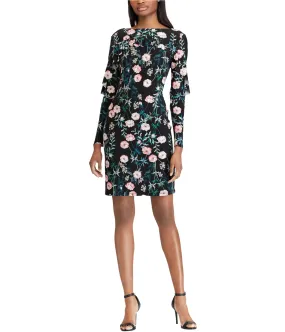 American Living Womens Floral Layered Dress