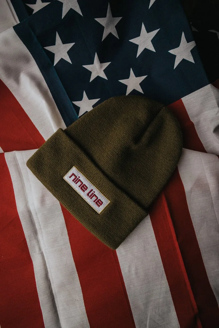 American Made Knit Cuffed Beanie