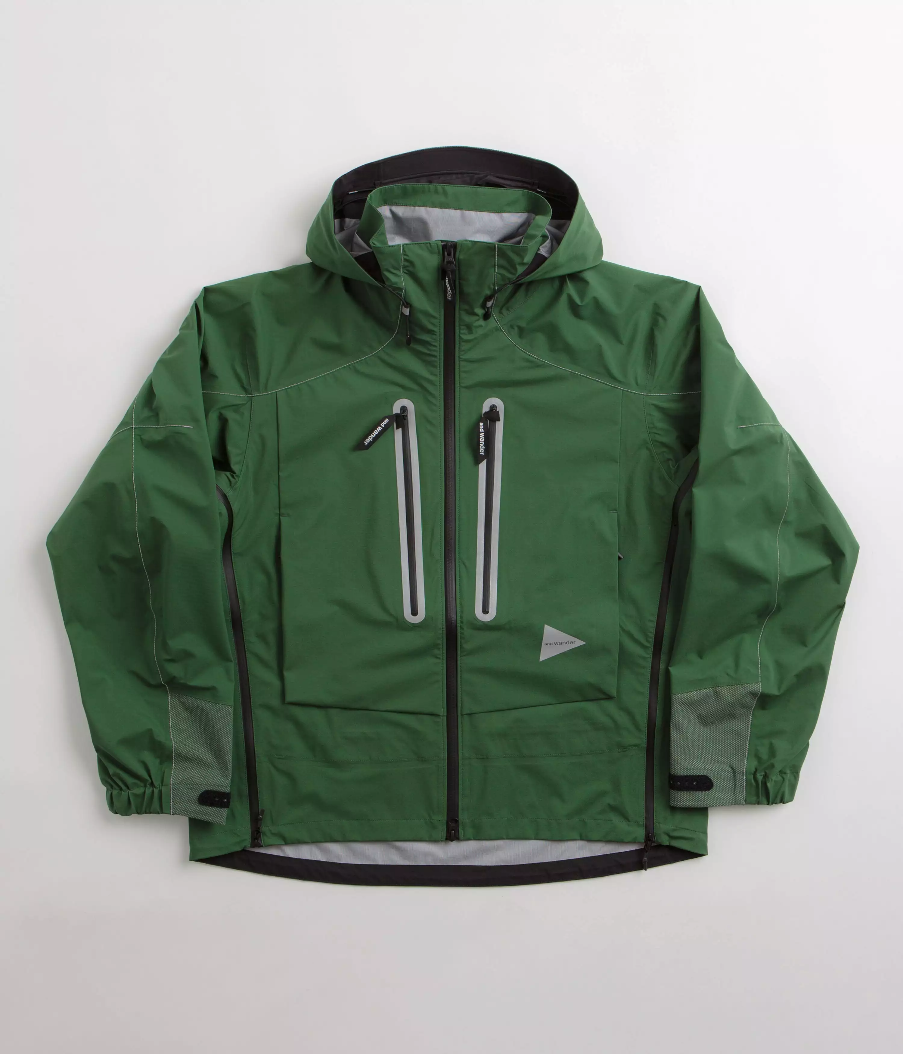 and wander Pertex Shield Rain Jacket - Green