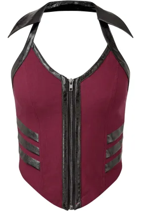 Anita Ammo Blood Halter Top