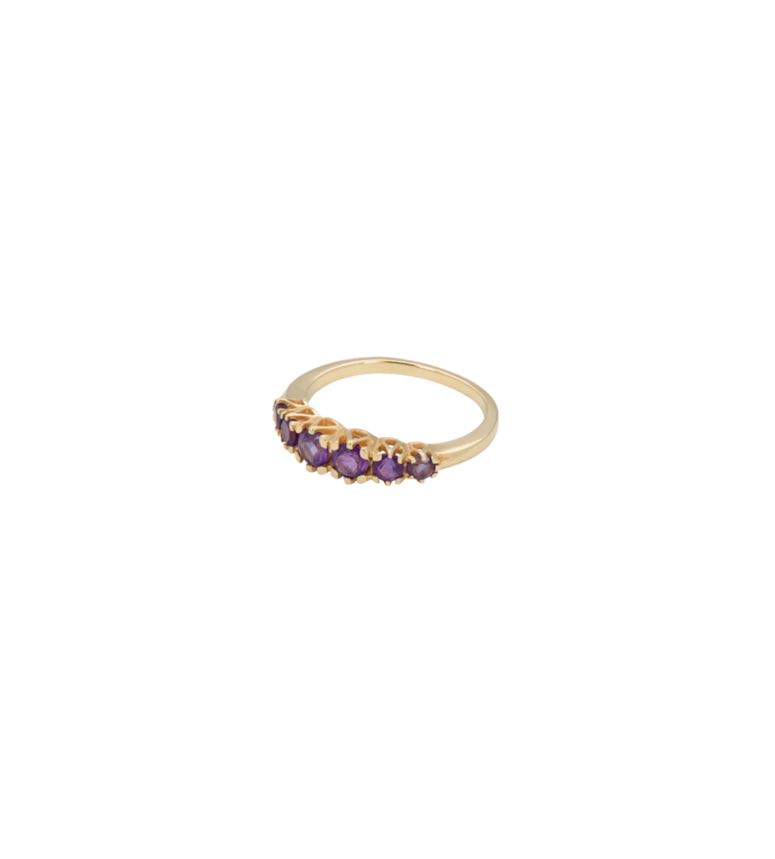 Anna Ring Amethyst 14K