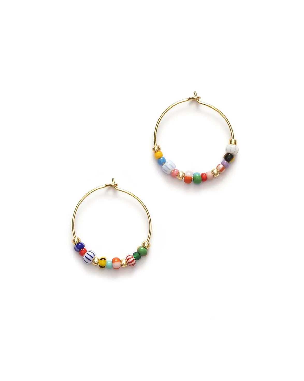 Anni Lu Golden Alaia Hoop Earrings Gold