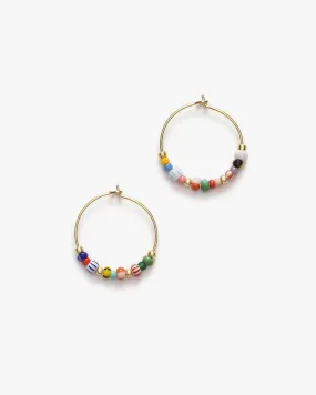 Anni Lu Golden Alaia Hoop Earrings Gold