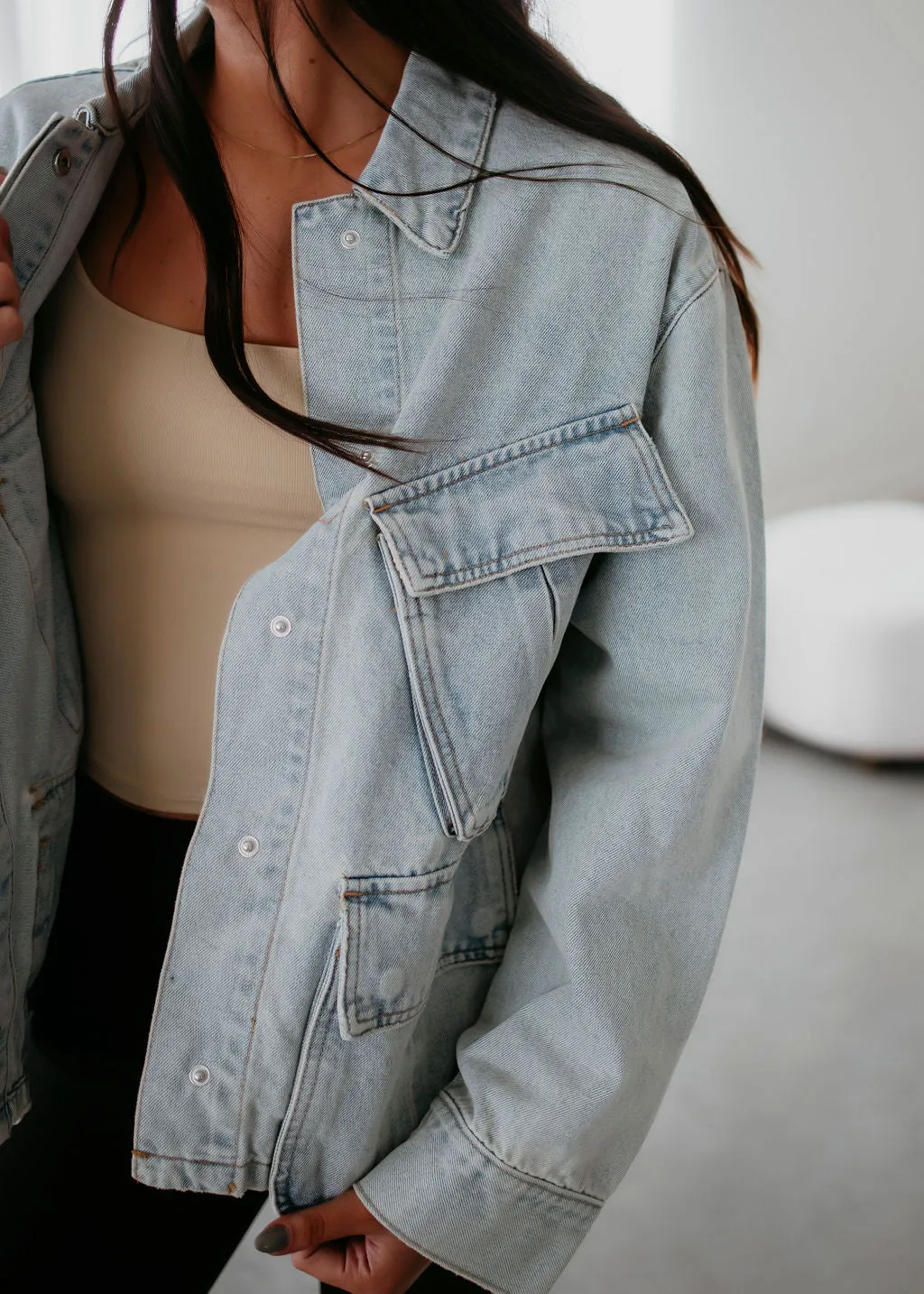 Annie Denim Utility Jacket