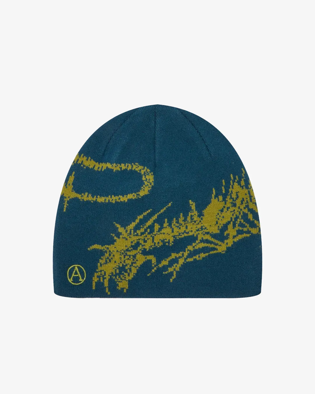 Aries Arise Skeletor Skull Beanie Petrol