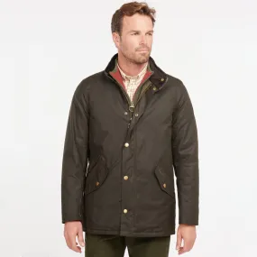 Barbour Prestbury Men's Waxed Jacket | Olive