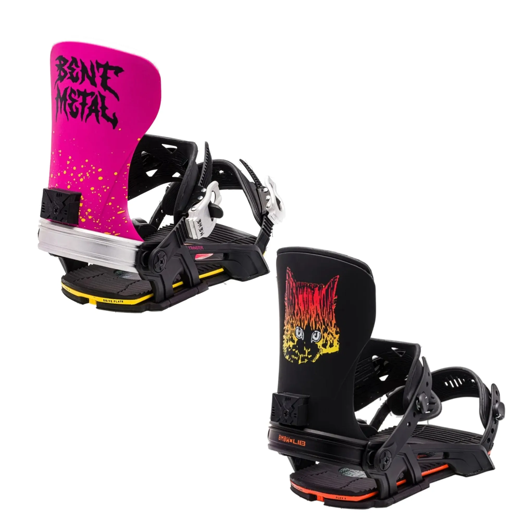 Bent Metal Transfer Snowboard Bindings – High-Performance Bindings for Precision and Comfort