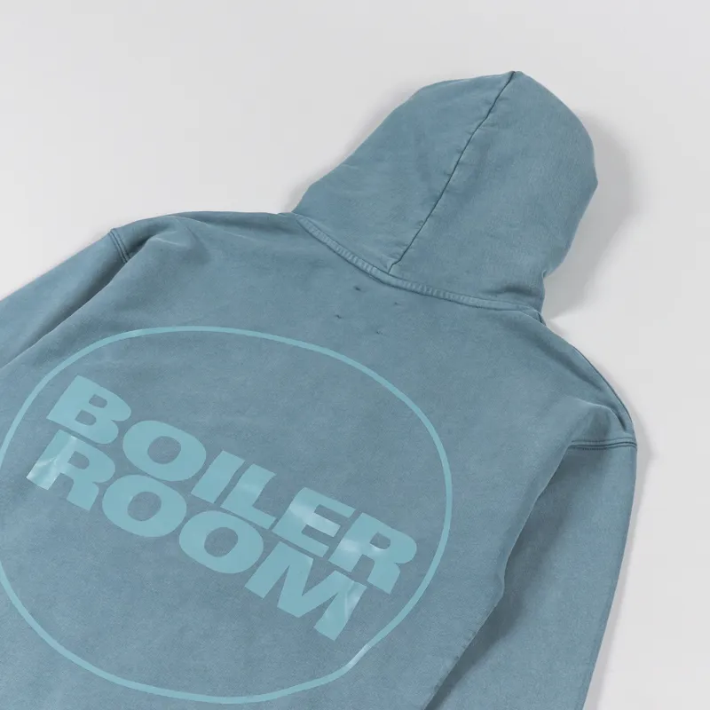 Boiler Room OG Acid Wash Hoodie Green