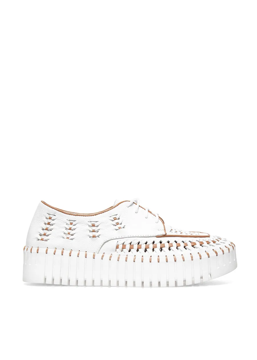 Brodies Sneakers - White / Tan