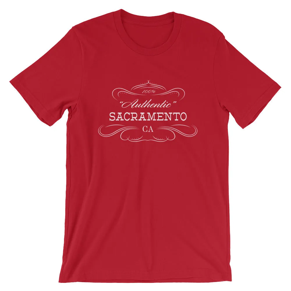 California - Sacramento CA - Short-Sleeve Unisex T-Shirt - Authentic