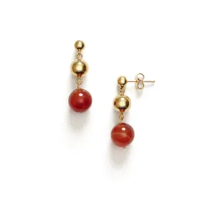 Caramel Drops Earrings, Gold