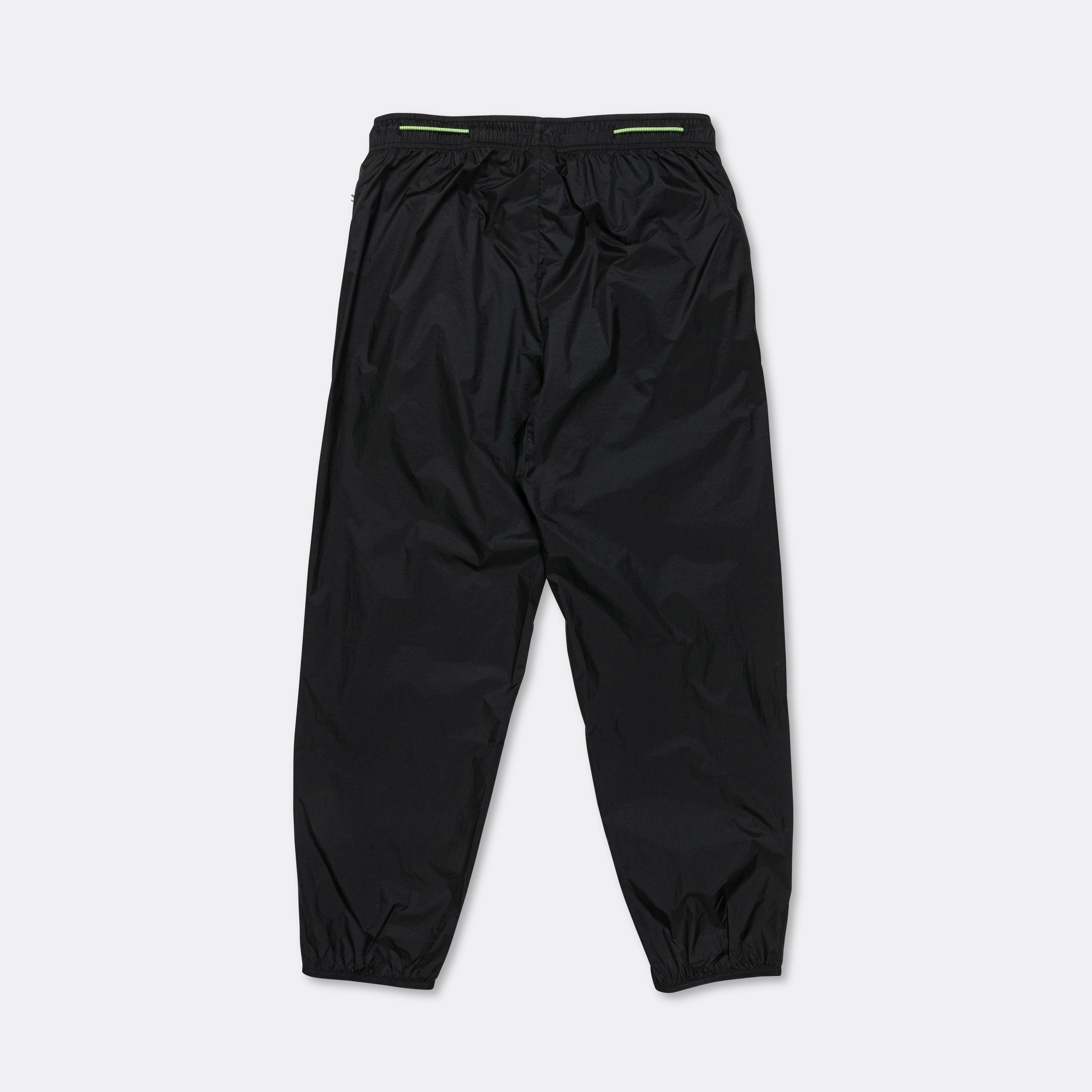 'Cinder Cone' Windshell Pant - Black/Lime Blast-Summit White