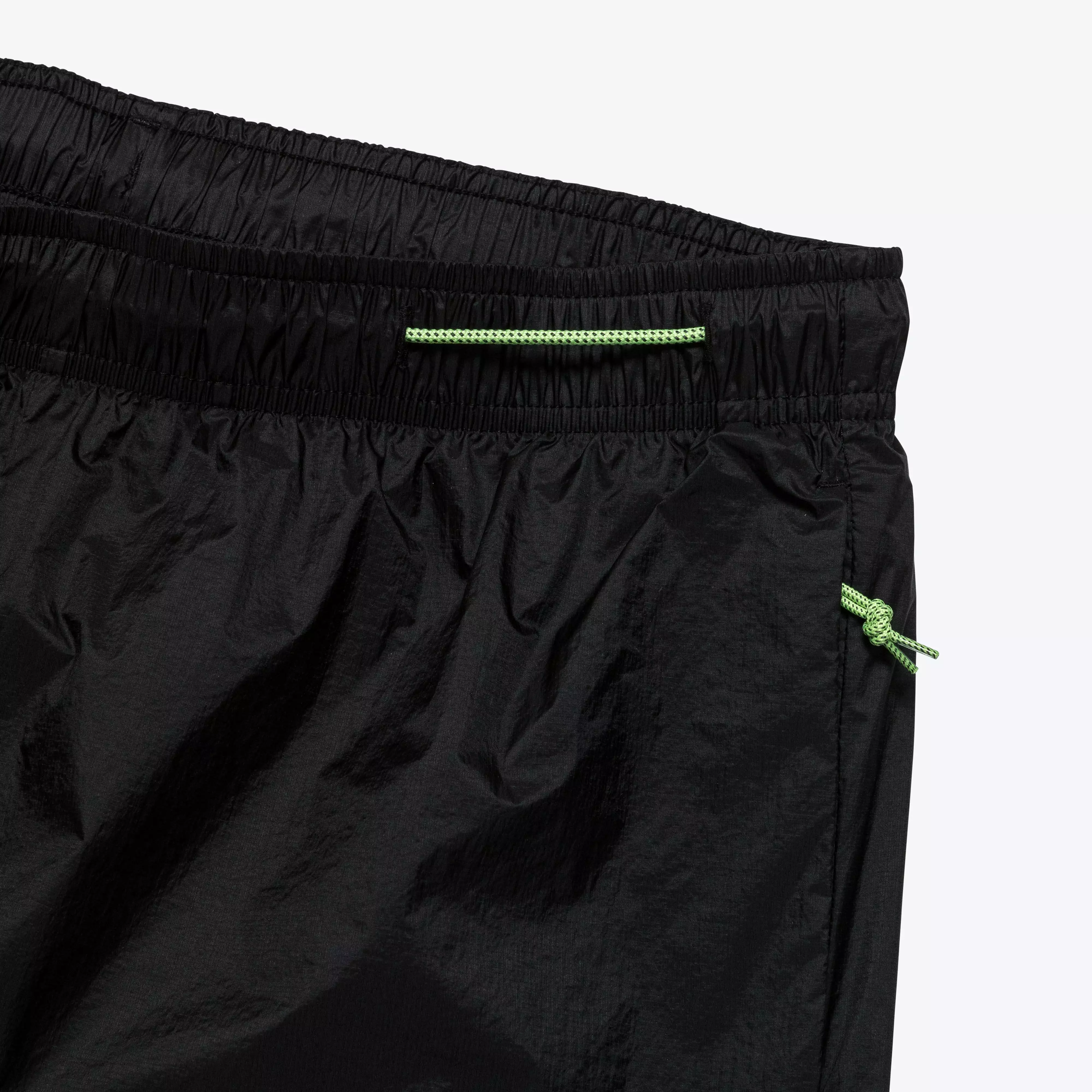 'Cinder Cone' Windshell Pant - Black/Lime Blast-Summit White