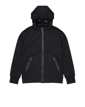 C.P. Company DIAGONAL RAISED FLEECE GOGGLE ZIPPED HOODIE