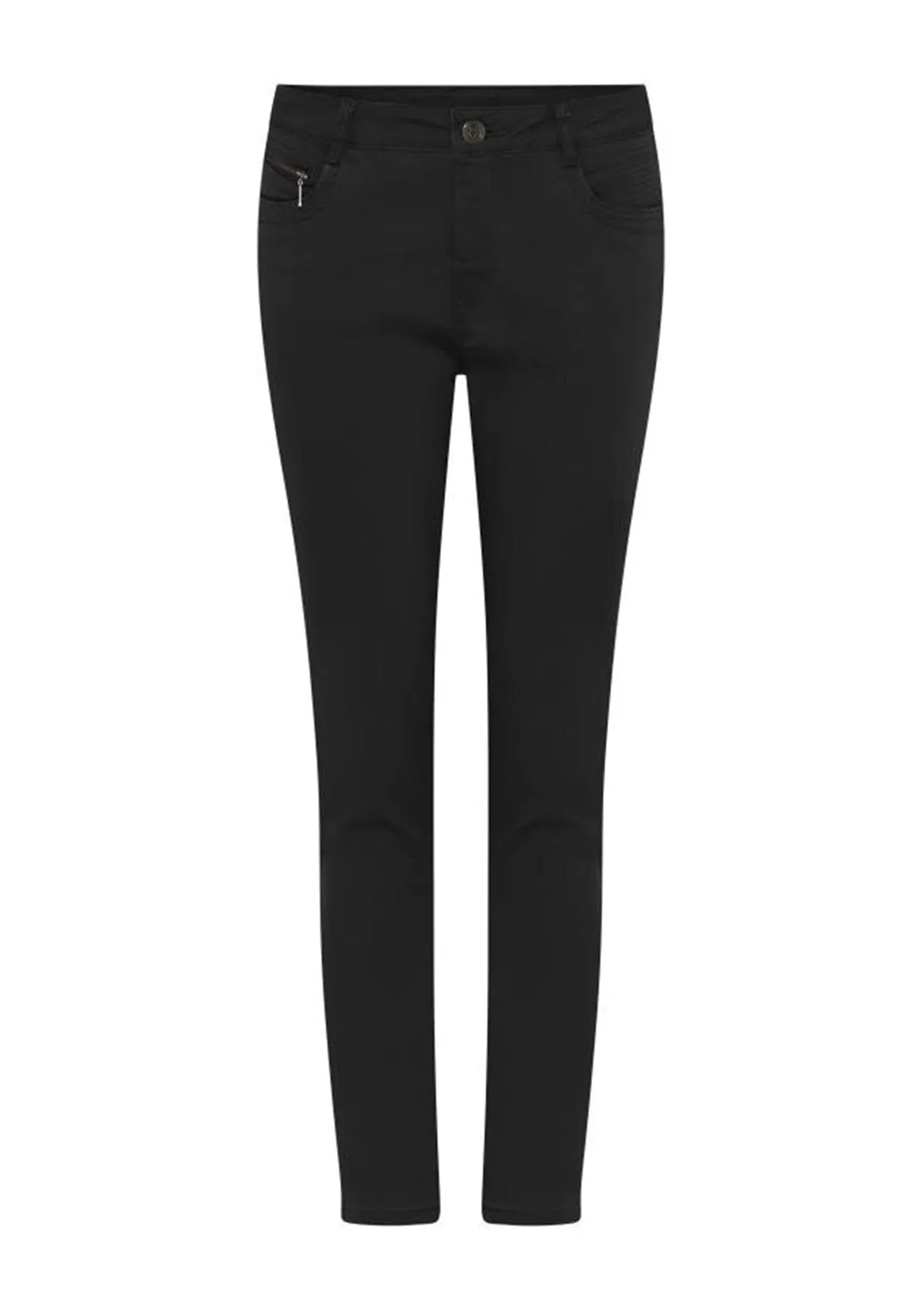 CRO Jeans Suzanne 7/8 Length Jeans, Black