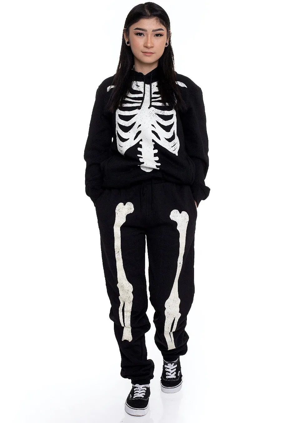 Dark Moon - Skeleton Glow In The Dark - Hoodie