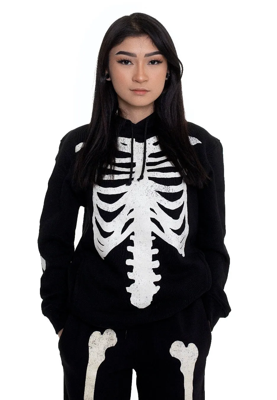 Dark Moon - Skeleton Glow In The Dark - Hoodie