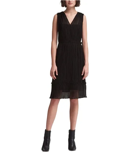 Dkny Womens Pleated Midi Dress