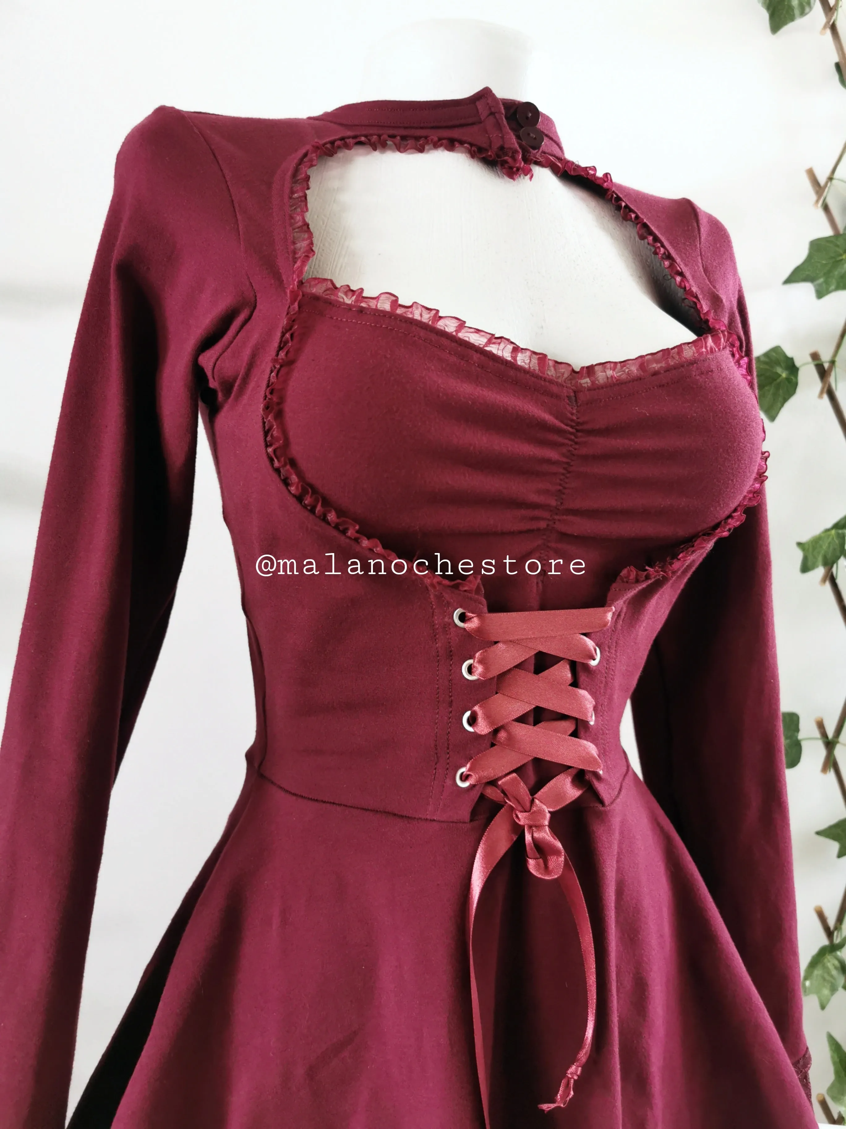 Dress / Vestido Burgundy