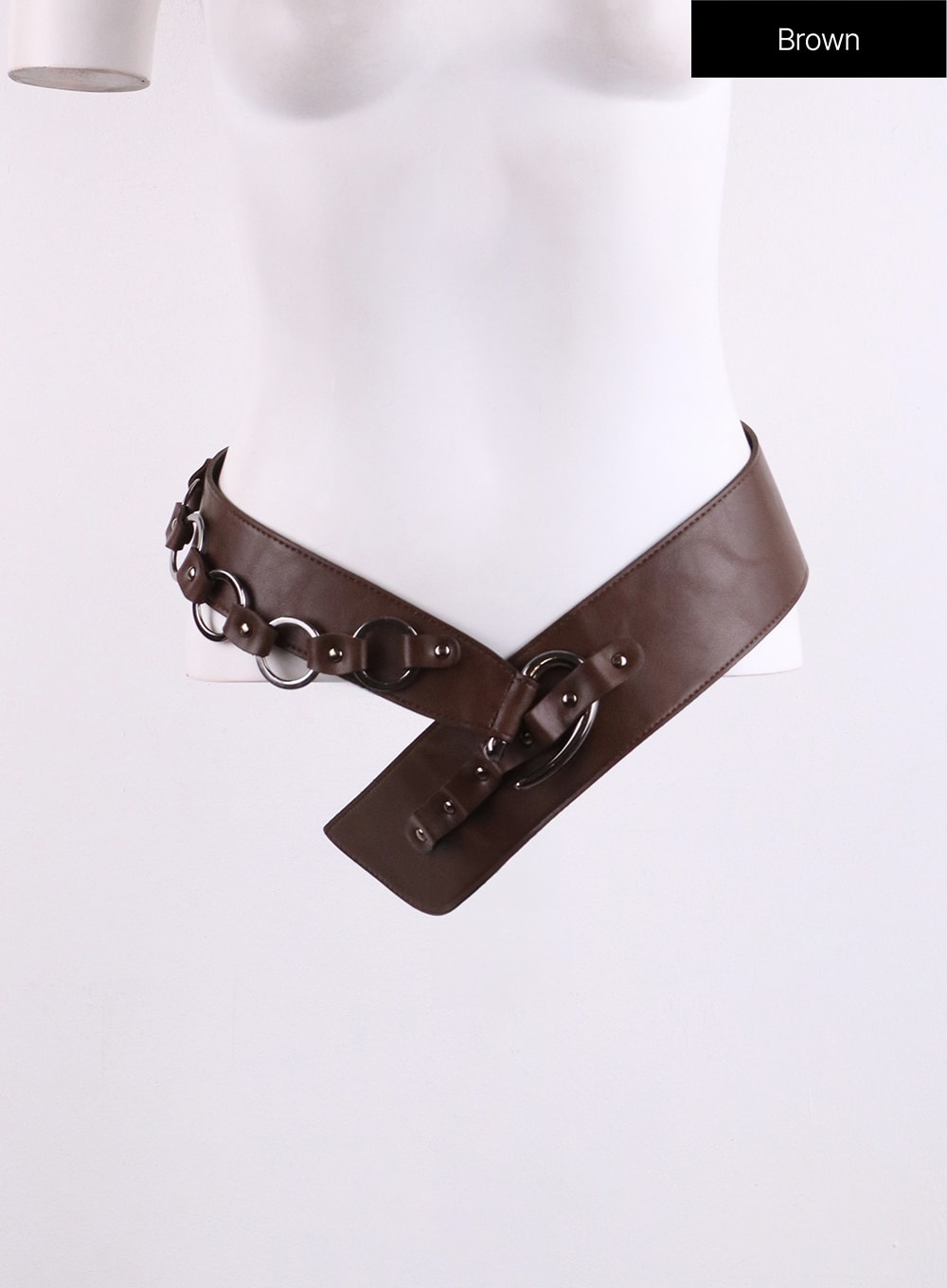 Faux Leather Buckle Belt CF401