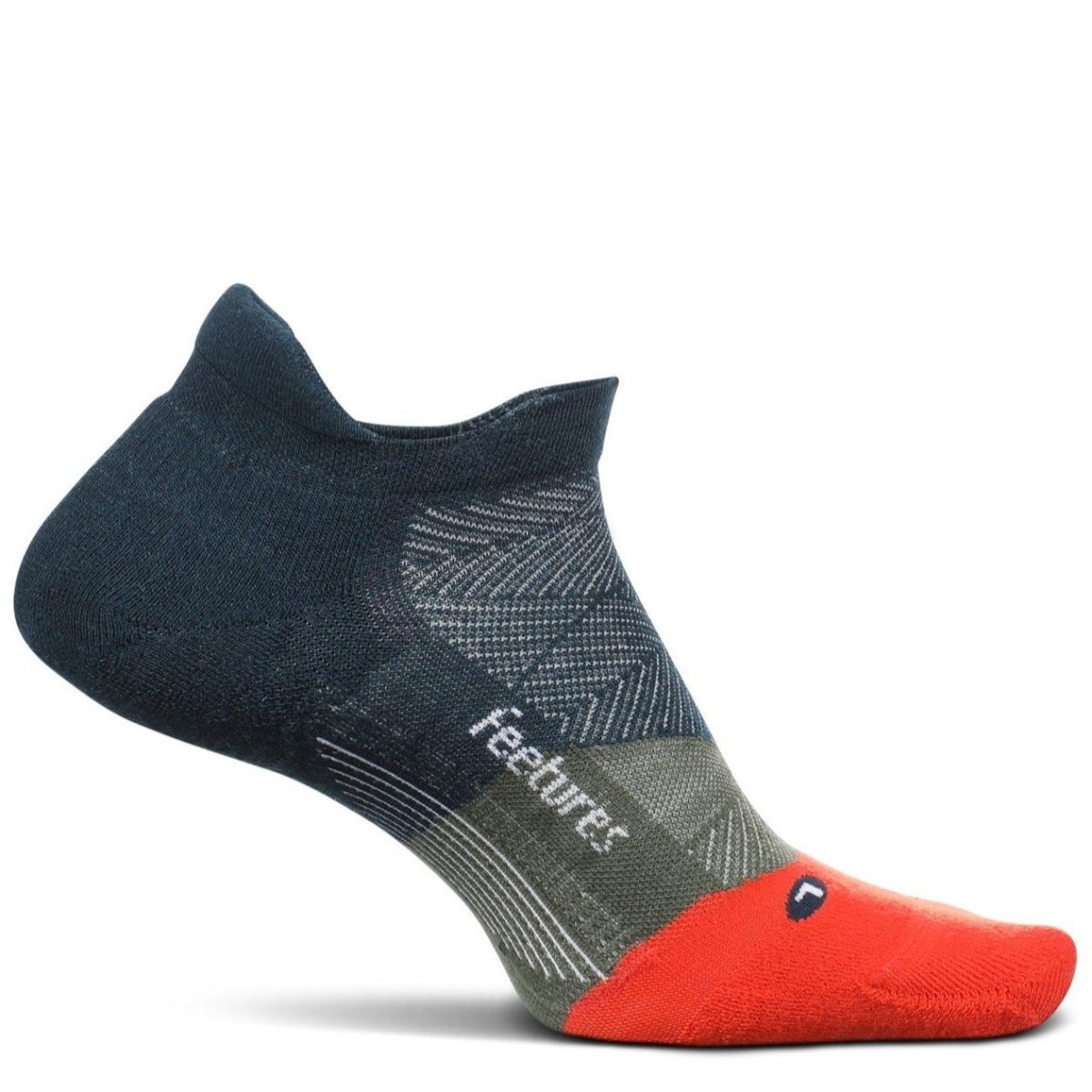 Feetures Elite Light Cushion No Show Tab Socks - Maritime Navy