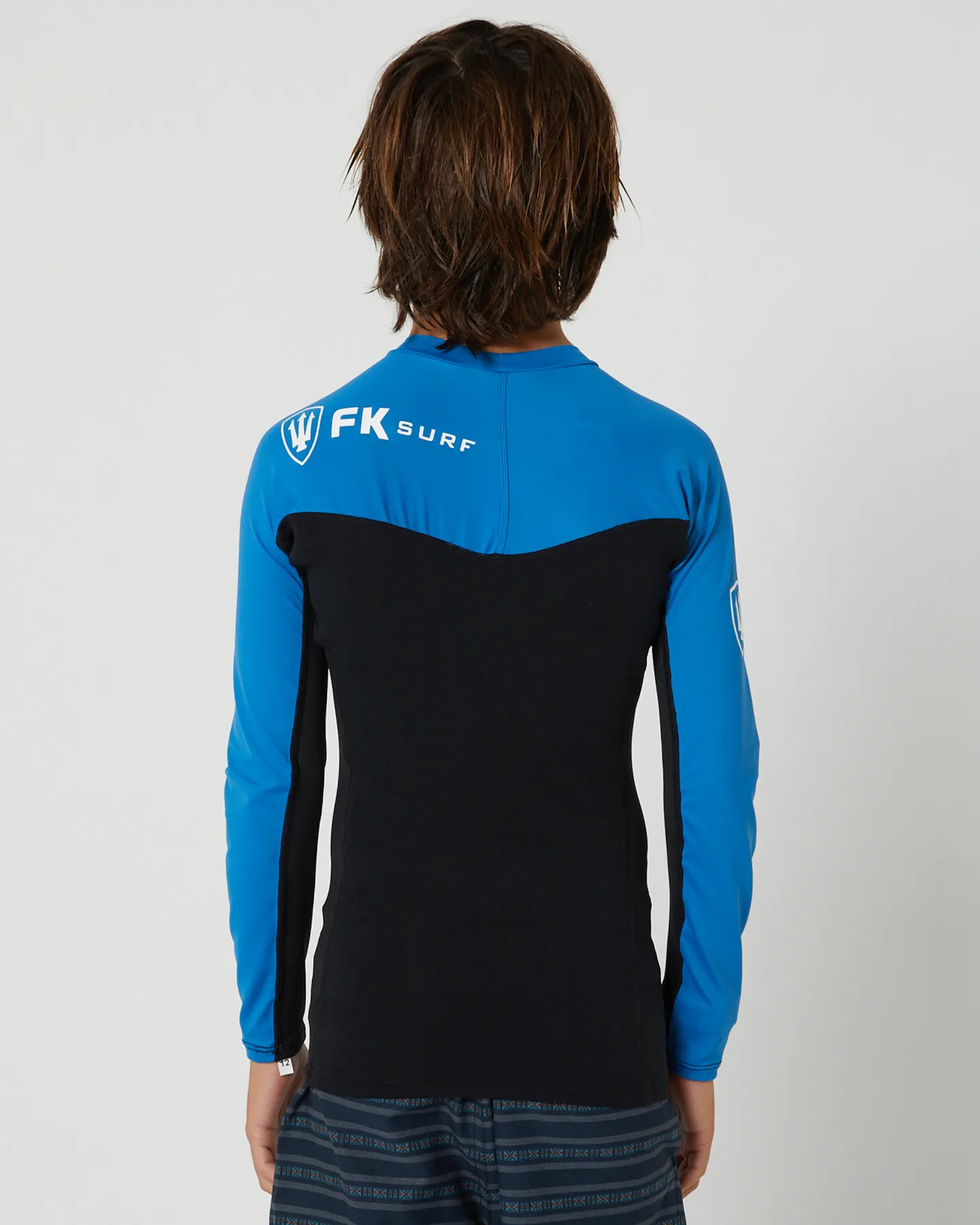 Fk Surf Boys Neo Lycra Long Sleeve Vest - Blue Black | SurfStitch