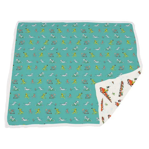 Go, Dog. Go! 47 x 47 Bamboo Blanket