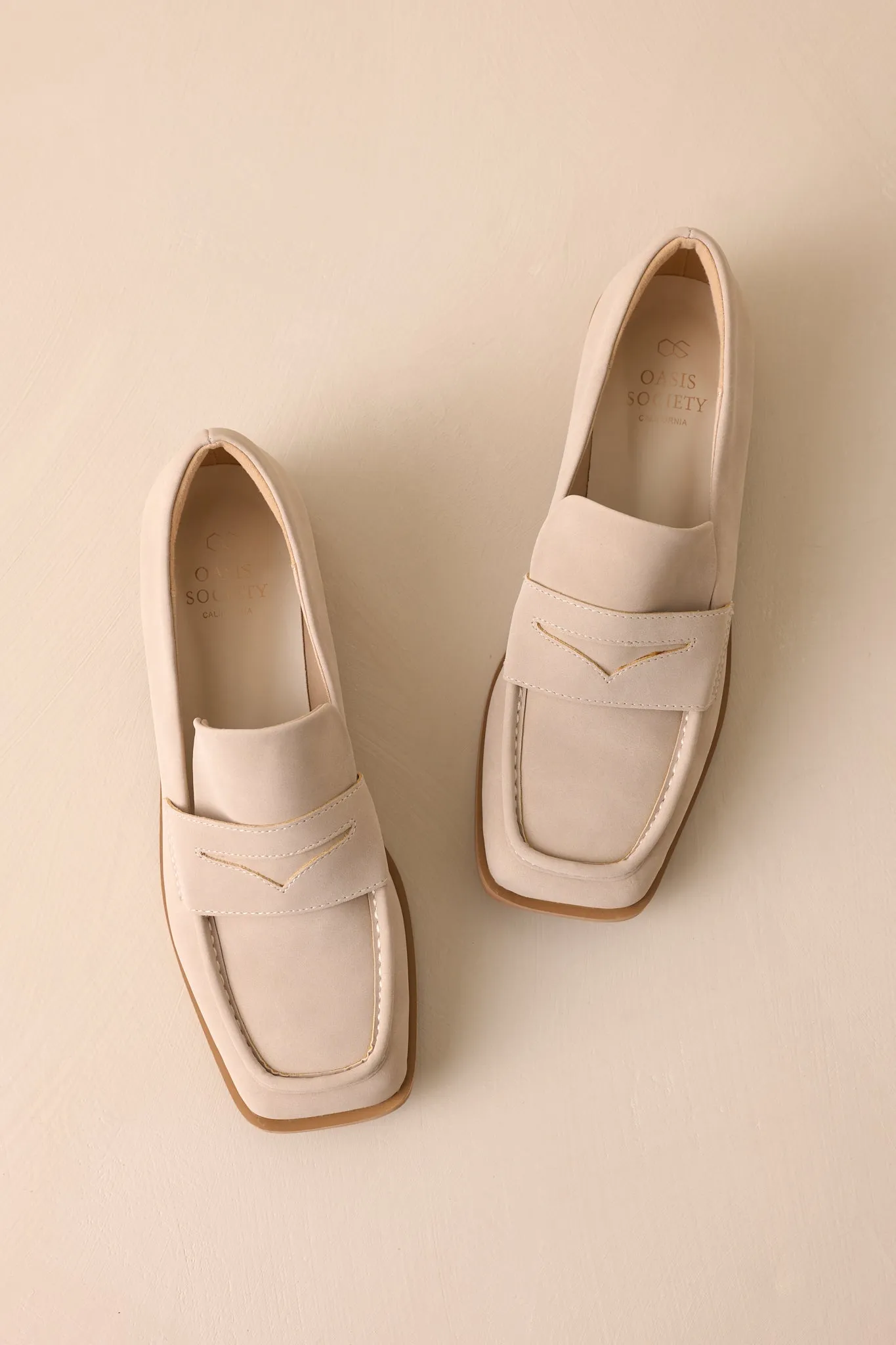 Good Memory Taupe Loafers