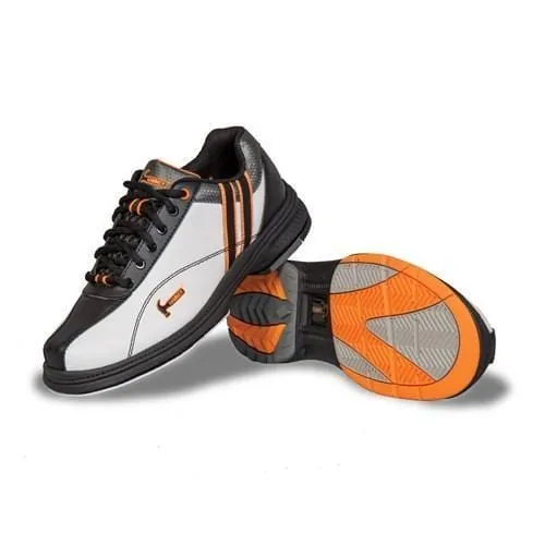 Hammer Womens Vixen White Black Orange Right Hand Wide Bowling Shoes