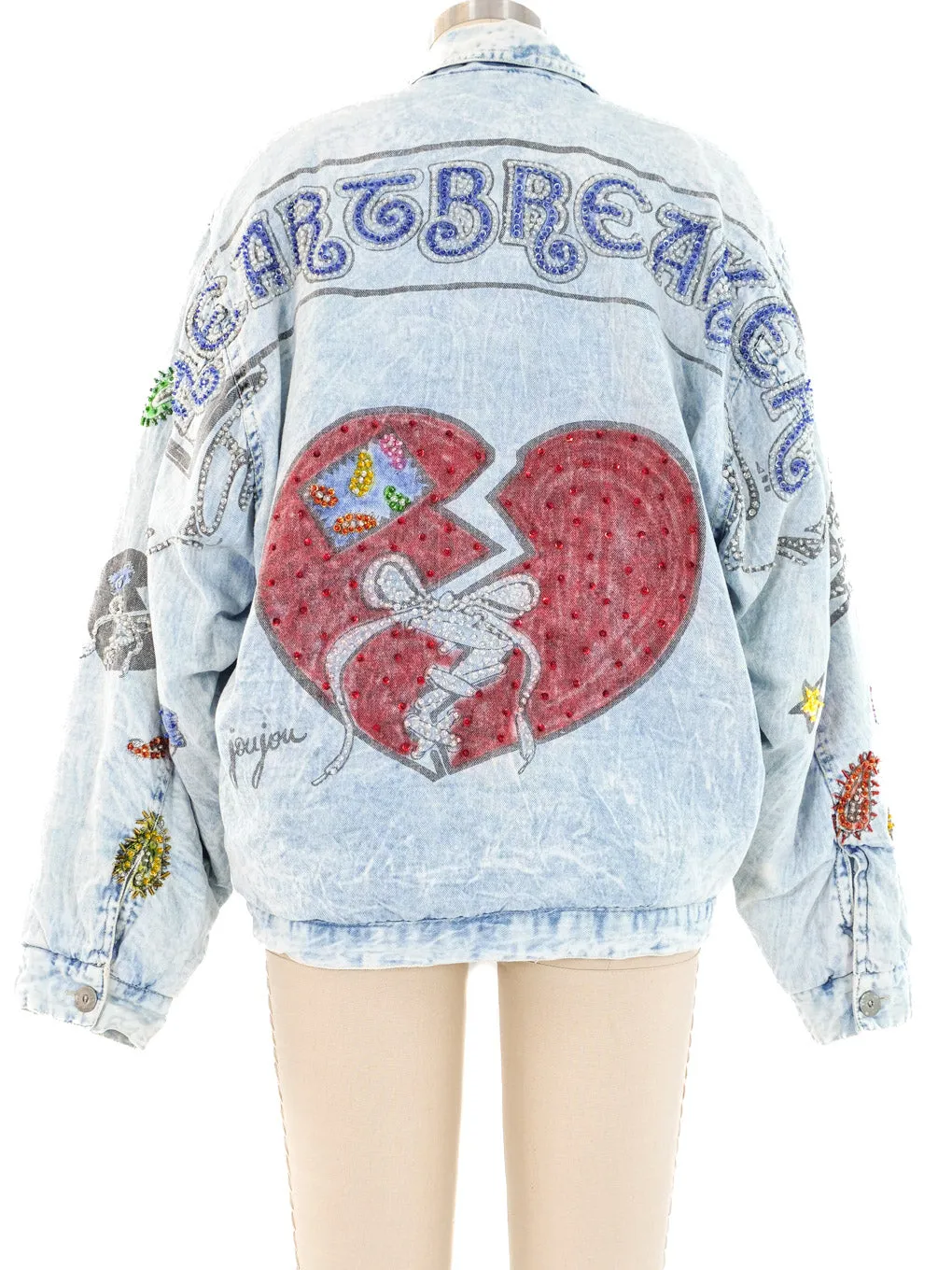 Heartbreaker Hand Painted Denim Jacket