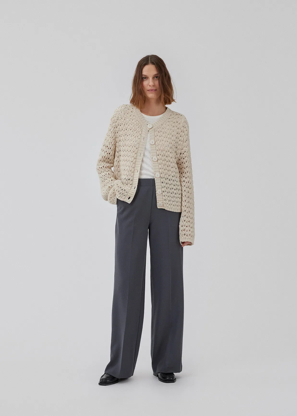 HobbsMD solid cardigan - Summer Sand