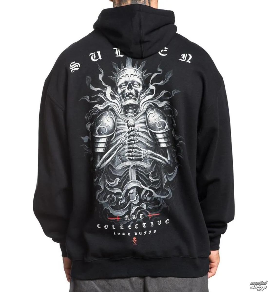 hoodie men's - DUFFY PRIDE - SULLEN - SCM1532_BK  -  Metal-shop