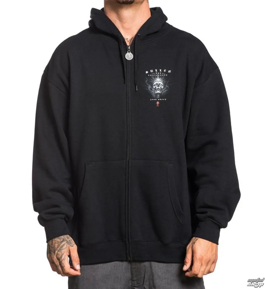 hoodie men's - DUFFY PRIDE - SULLEN - SCM1532_BK  -  Metal-shop