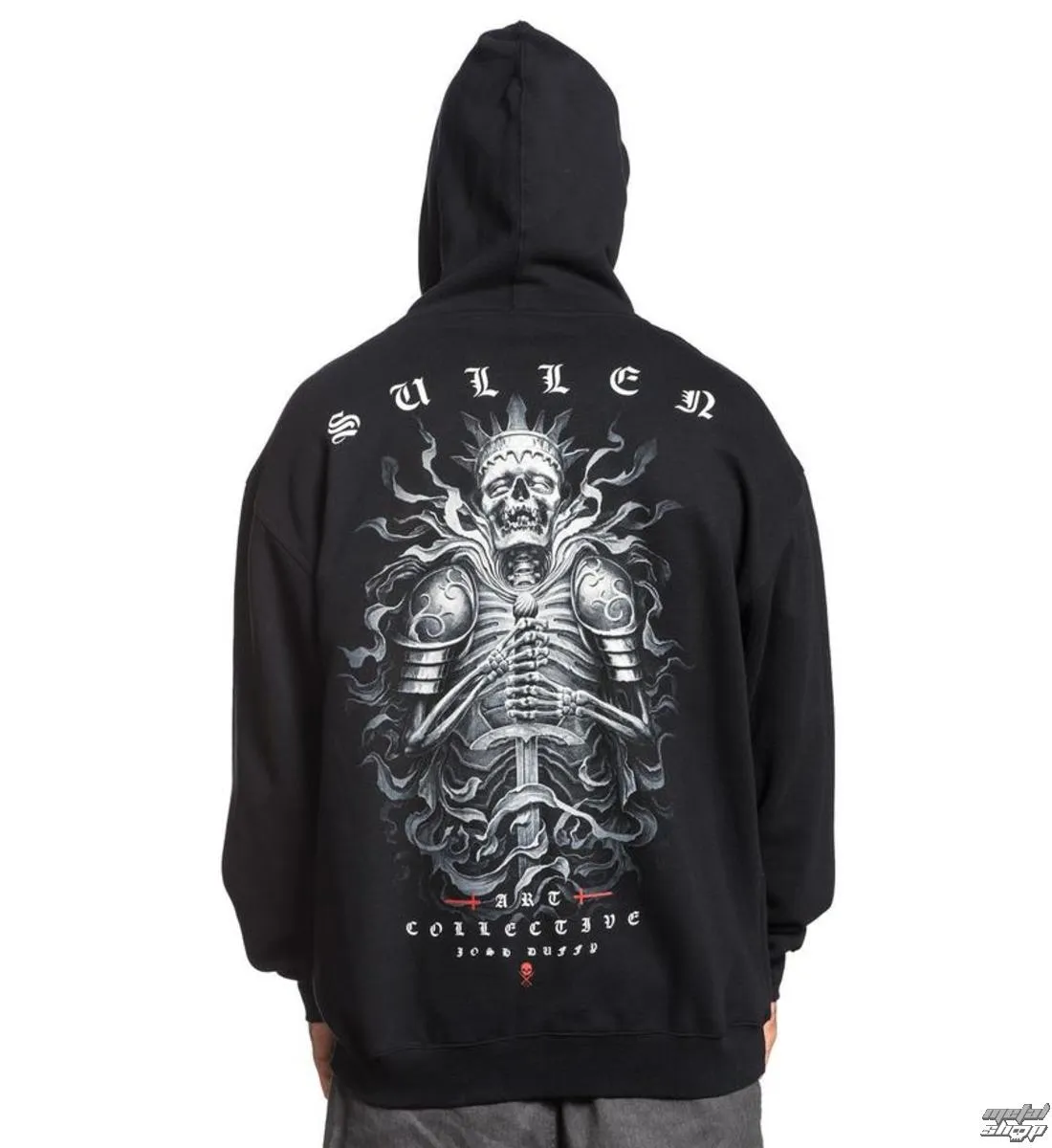 hoodie men's - DUFFY PRIDE - SULLEN - SCM1532_BK  -  Metal-shop