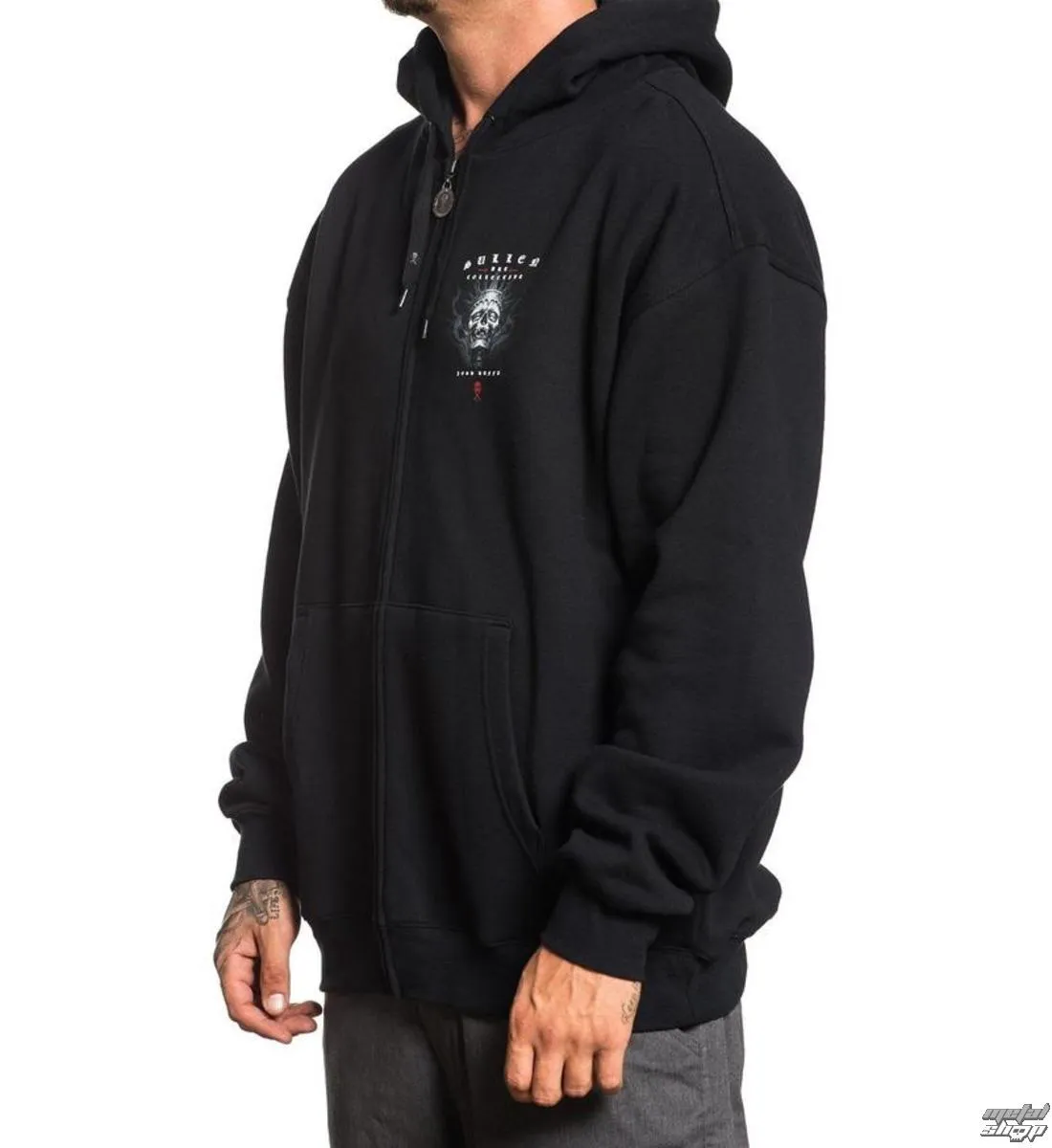 hoodie men's - DUFFY PRIDE - SULLEN - SCM1532_BK  -  Metal-shop