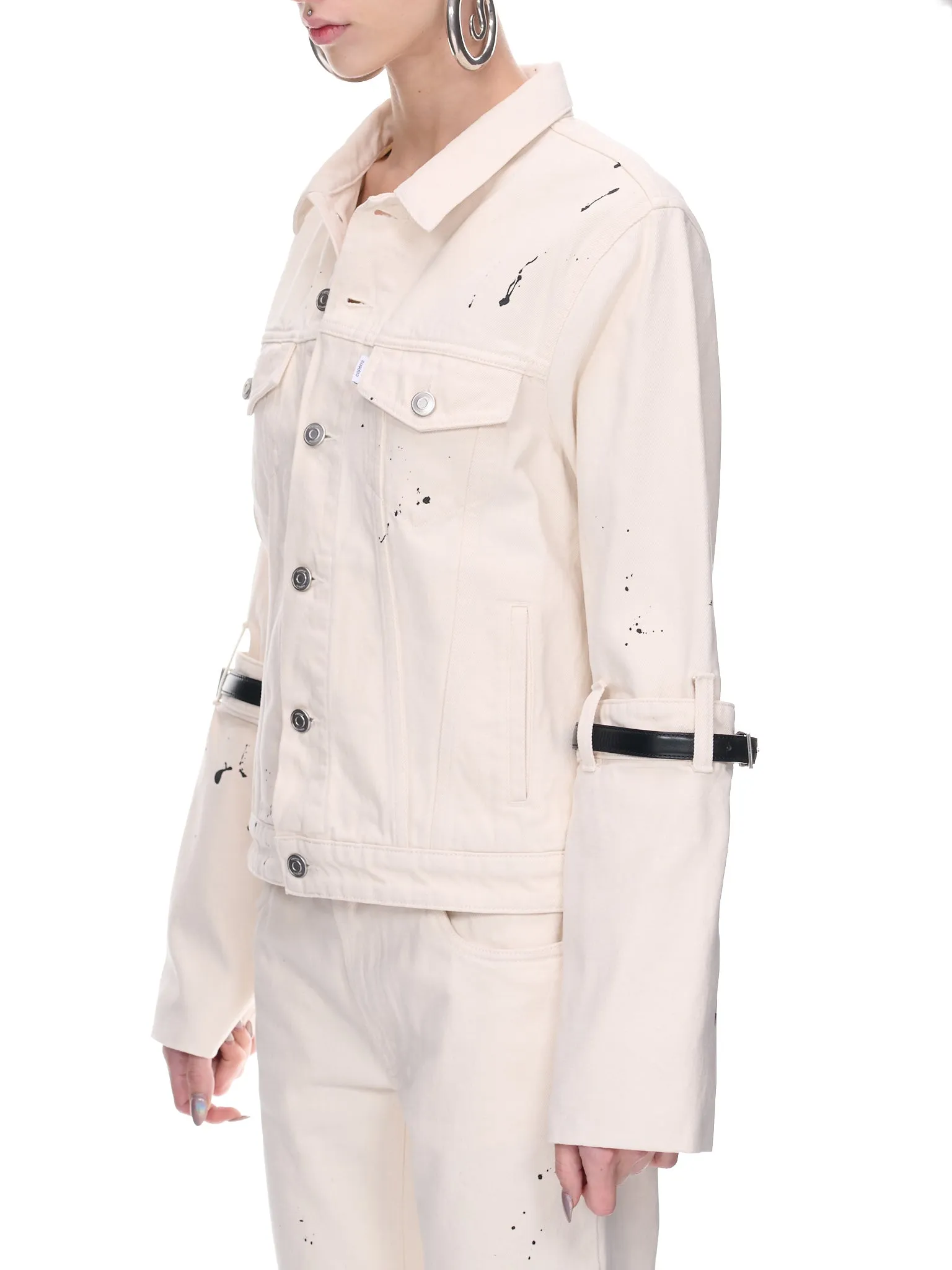 Hybrid Denim Jacket (COPBL10246-WHITE)