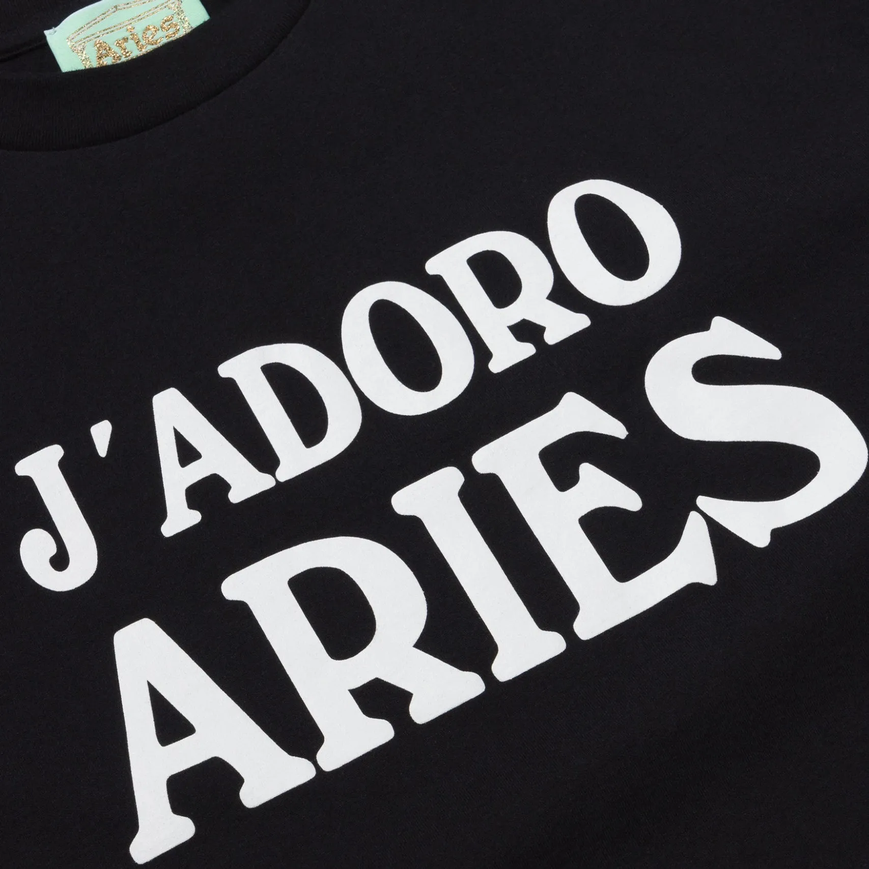 J'ADORO ARIES SS TEE BLACK