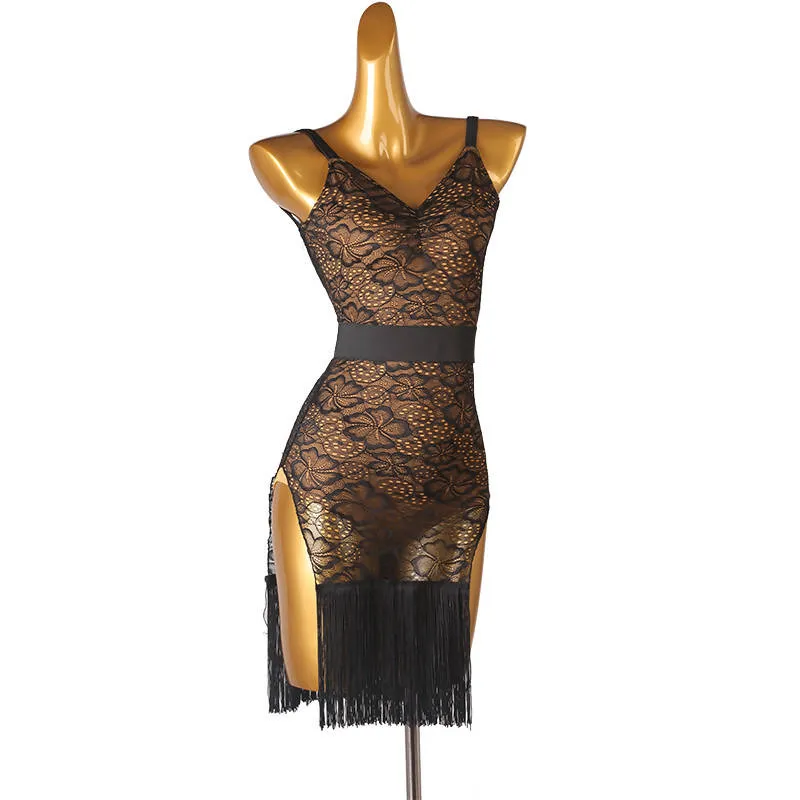 Lace Embrace Latin Dance Practice Dress | LQ304