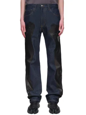 Leather Accent Jeans (LEATHER-ACCENT-DENIM)