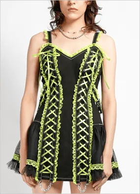 LOLITA DRESS - LIME