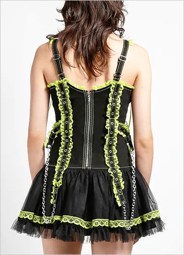 LOLITA DRESS - LIME