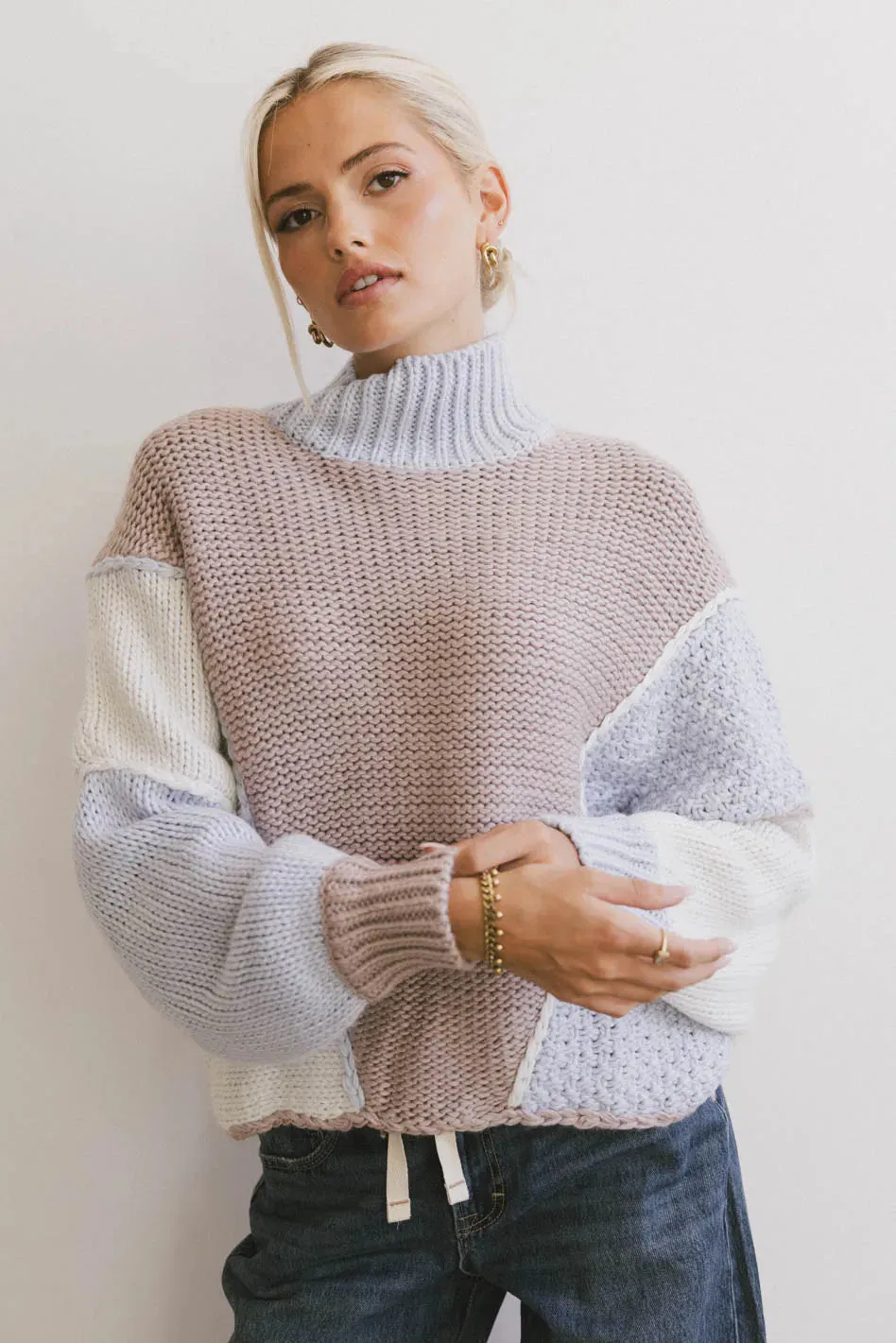 Maggy Color Block Sweater