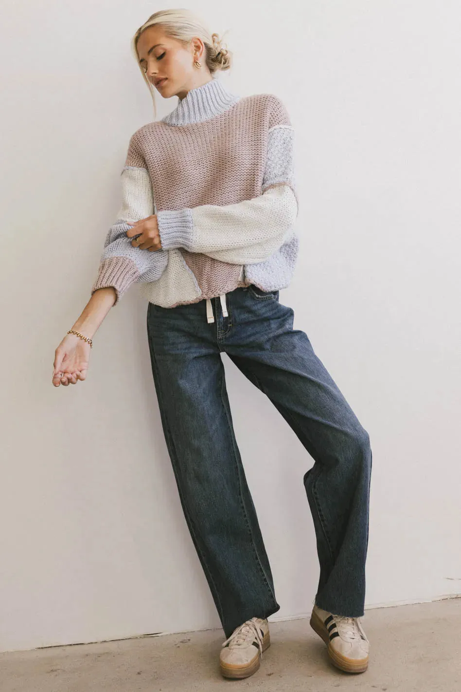 Maggy Color Block Sweater