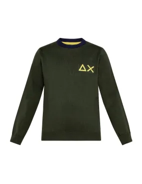 Maglione Sun68 bimbo K42312 verde AI22