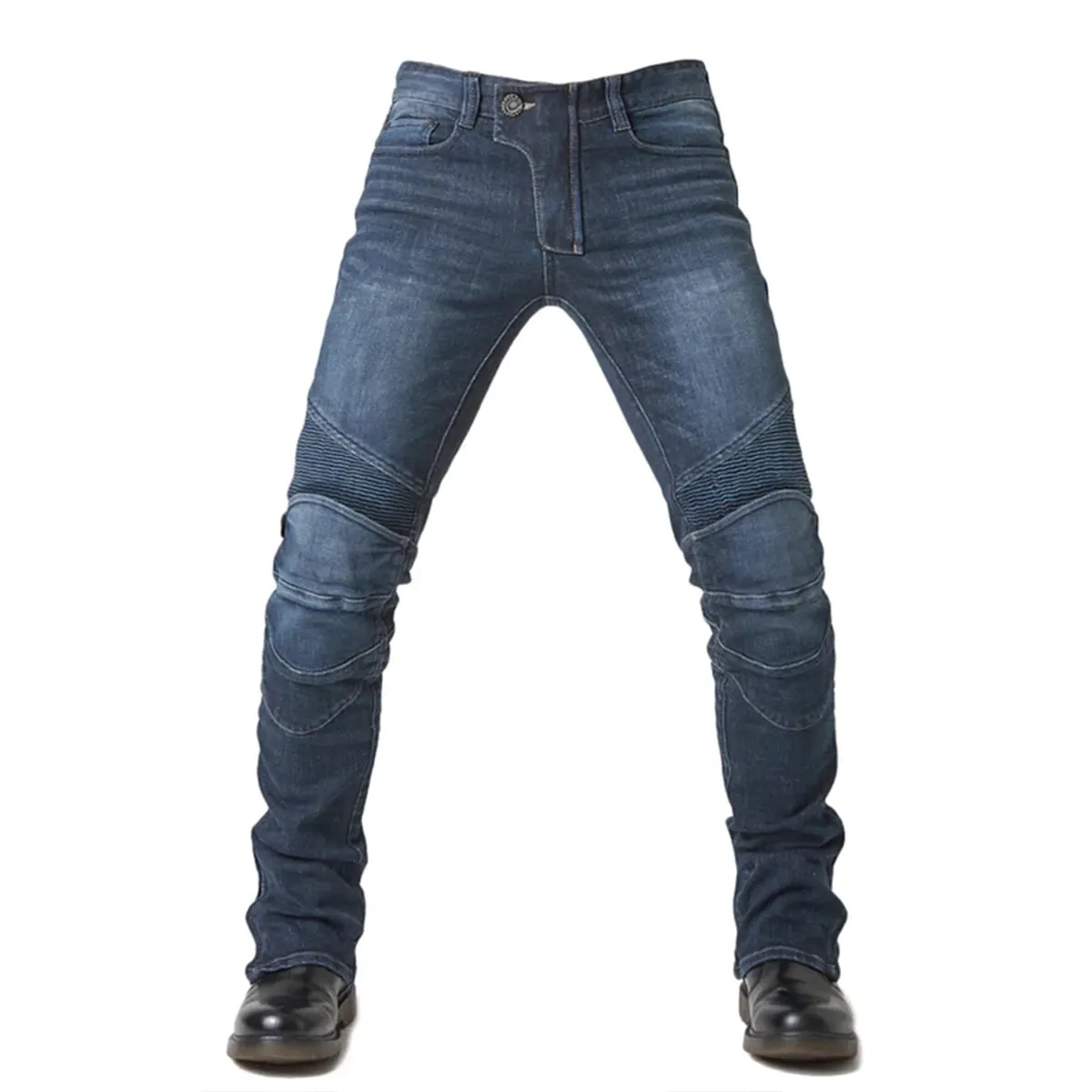 Men Motorcycle Jeans Armoured Motorbike Denim Pants