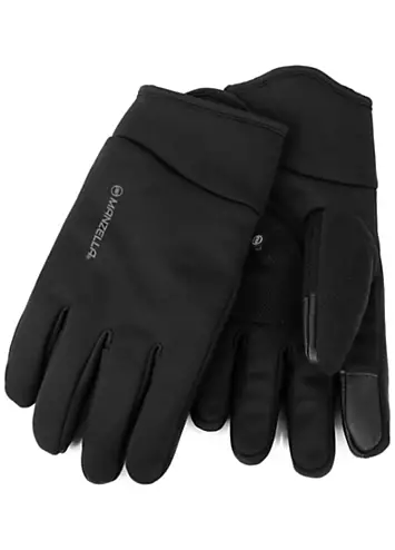 Mens Black Manzella Gloves by Totes | Look Again